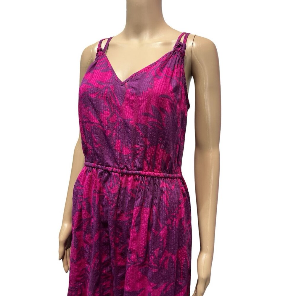 Anthropologie Saturday Sunday Yasmine Maxi Dress fuschia Size Small Cotton - Picture 6 of 11